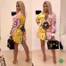 4Versace Digital printed shirt dress #99116378