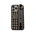 5Christian Dior iPhone 13/ Phone 13 Pro /Phone 13 Pro Max /Phone 12 / 11 Fabric Embroidered Wrist Strap Half Case #999925251