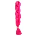 15African wig braid monochrome chemical fiber big braid Jumbo braid hair high temperature Jacques dirty braid chemical fiber (100g, 24 in) #999909685