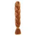 21African wig braid monochrome chemical fiber big braid Jumbo braid hair high temperature Jacques dirty braid chemical fiber (100g, 24 in) #999909685