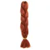 3African wig braid monochrome chemical fiber big braid Jumbo braid hair high temperature Jacques dirty braid chemical fiber (100g, 24 in) #999909685