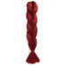 27African wig braid monochrome chemical fiber big braid Jumbo braid hair high temperature Jacques dirty braid chemical fiber (100g, 24 in) #999909685