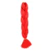 32African wig braid monochrome chemical fiber big braid Jumbo braid hair high temperature Jacques dirty braid chemical fiber (100g, 24 in) #999909685