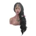 3Hot Sale Europe and America wigs women's front lace chemical fiber long curly hair wig set factory spot wholesale  LS-006 #9117112