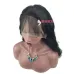 6Hot Sale Europe and America wigs women's front lace chemical fiber long curly hair wig set factory spot wholesale  LS-006 #9117112