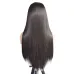 7New matte high temperature silk chemical fiber front lace headgear mixed color long straight hair #999933361