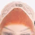 11New matte high temperature silk chemical fiber front lace headgear mixed color long straight hair #999933361