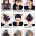 6wig female ice silk hair with hair scarf wig body big wave long curl wig chemical fiber hair set (240g, 22in) #999909686