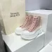 8Alexander McQueen Tread Slick High Top McQueen Sneakers Unisex High Quality #A39597