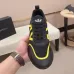 3Good Quality Black/Yellow Armani Designer Sneakers #A48660