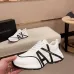 4Good Quality White/Black Armani Designer Sneakers #A48658