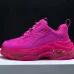 28New Balenciaga 17FW Triple S Sneakers Mens Women Casual Shoes Triple S Clear Sole White Green Black Red Rainbow Sports Outdoor Dad Shoe #9875178