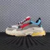 38New Balenciaga 17FW Triple S Sneakers Mens Women Casual Shoes Triple S Clear Sole White Green Black Red Rainbow Sports Outdoor Dad Shoe #9875178