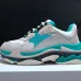 40New Balenciaga 17FW Triple S Sneakers Mens Women Casual Shoes Triple S Clear Sole White Green Black Red Rainbow Sports Outdoor Dad Shoe #9875178