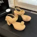 5Chanel shoes for Women Chanel sandals Black/White/Red/Brown #A49584