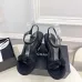 12Chanel shoes for Women Chanel sandals Pink/Black #A47882