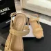 4Good Quality Chanel Designer Sandals  Comfortable Wedge Style #A45805