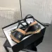 3Women's Chanel Espadrille Wedge Sandals with Woven Straps #A45809