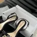 4Women's Chanel Pearl Embellished Ankle Strap Sandals #A45801