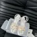 14Women's Chanel Tweed Platform Sandals with Pearl Embellishments #A45802