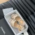 15Women's Chanel Tweed Platform Sandals with Pearl Embellishments #A45802