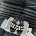 6Women's Chanel Tweed Platform Sandals with Pearl Embellishments #A45802