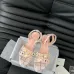 11Women's Chanel Tweed Platform Sandals with Pearl Embellishments #A45802