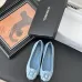 20Chanel Light Brown Leather CC Camellia Ballet Flats Heel height:1.5cm #A53192