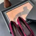 27Chanel Light Brown Leather CC Camellia Ballet Flats Heel height:1.5cm #A53192