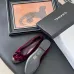 28Chanel Light Brown Leather CC Camellia Ballet Flats Heel height:1.5cm #A53192