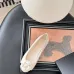 10Chanel Light Brown Leather CC Camellia Ballet Flats Heel height:1.5cm #A53192