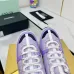 16Chanel Denim Suede Calfskin Neon Orange CC Logo Trainers #A53211