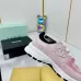 20Chanel Denim Suede Calfskin Neon Orange CC Logo Trainers #A53211