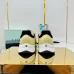 6Chanel Denim Suede Calfskin Neon Orange CC Logo Trainers #A53211