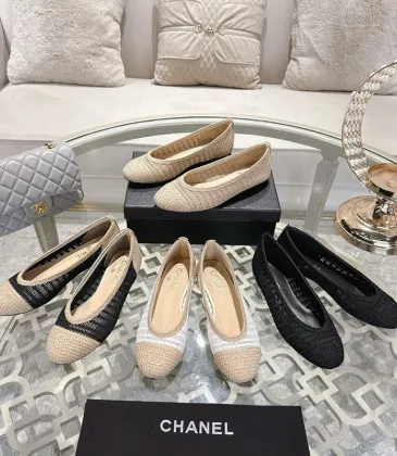 Chanel shoes for Women's Chanel Sneakers Ballet shoes #A49722