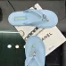 6Chanel shoes for Women's Chanel Fashion flip flops Black/Blue/Yellow/White #A48698