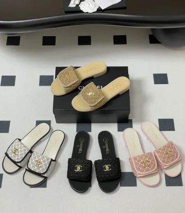 Chanel shoes for Women's Chanel slippers #A49578