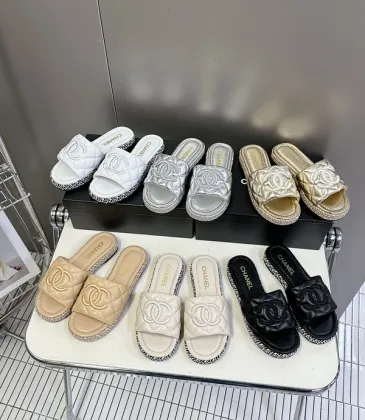 Chanel shoes for Women's Chanel slippers #A49749