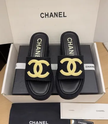 Chanel shoes for Women's Chanel slippers #A50742