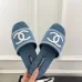 13Chanel shoes for Women's Chanel slippers Black/Blue #A47894