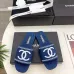 9Chanel shoes for Women's Chanel slippers Black/Blue #A47894