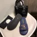 13Chanel shoes for Women's Chanel slippers Black/Blue #A47904