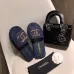 14Chanel shoes for Women's Chanel slippers Black/Blue #A47904