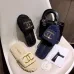 6Chanel shoes for Women's Chanel slippers Black/Blue #A47904
