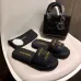 9Chanel shoes for Women's Chanel slippers Black/Blue #A47904