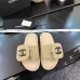 15Chanel shoes for Women's Chanel slippers Black/Blue #A47923