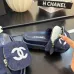 3Chanel shoes for Women's Chanel slippers Black/Blue #A47923