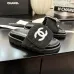 10Chanel shoes for Women's Chanel slippers Black/Blue #A47923