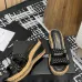 12Chanel shoes for Women's Chanel slippers Black/White #A47911