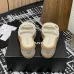 14Chanel shoes for Women's Chanel slippers Black/White #A47911
